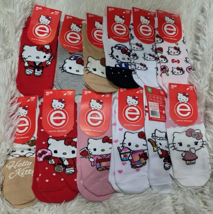 Medias Soquetes Hello Kitty