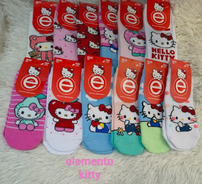 Medias Soquetes Hello Kitty