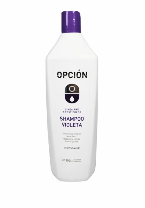 Opción Shampoo Matizador Violeta X 900 Ml