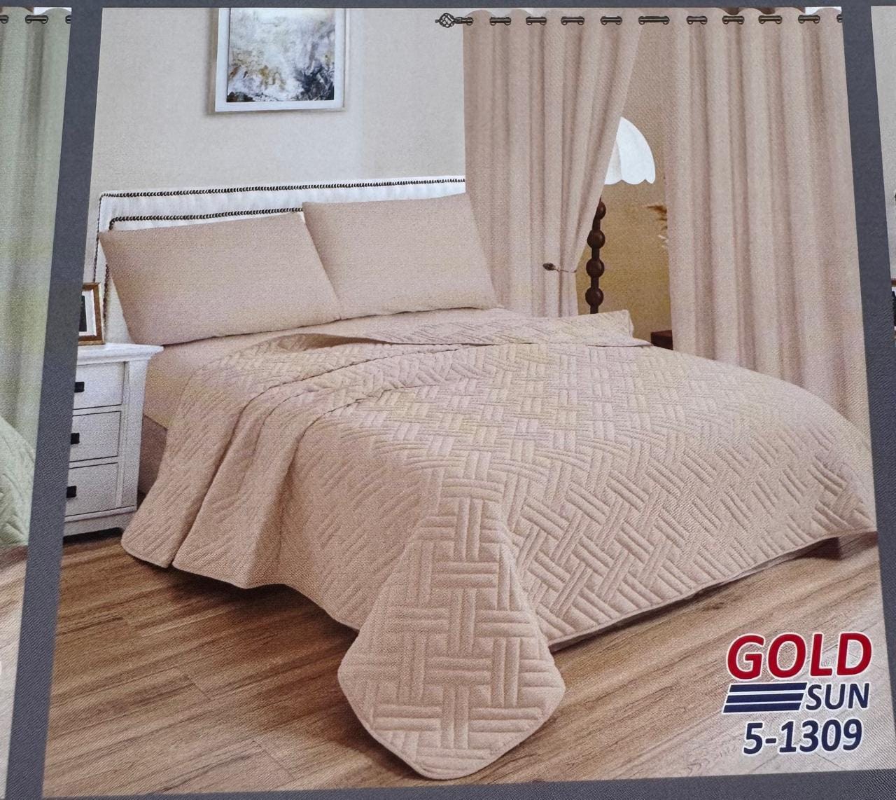 Set de 7 Piezas de Verano Lisas
marca Goldsun 
tamaño Queen - Imagen 2