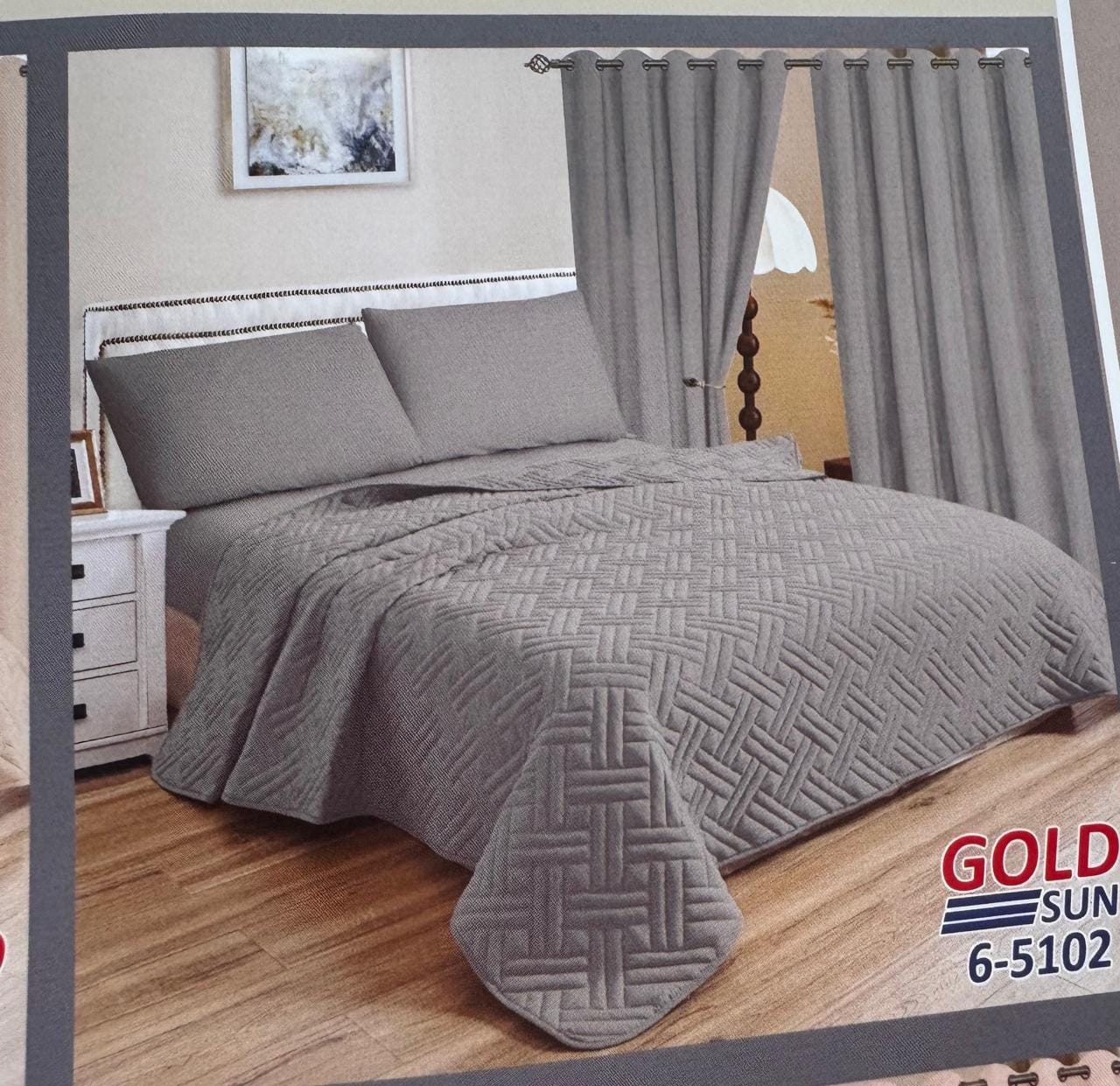 Set de 7 Piezas de Verano Lisas
marca Goldsun 
tamaño Queen - Imagen 3