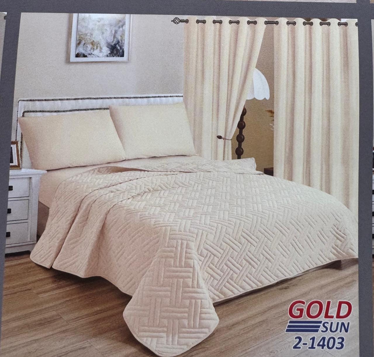 Set de 7 Piezas de Verano Lisas
marca Goldsun 
tamaño Queen - Imagen 5