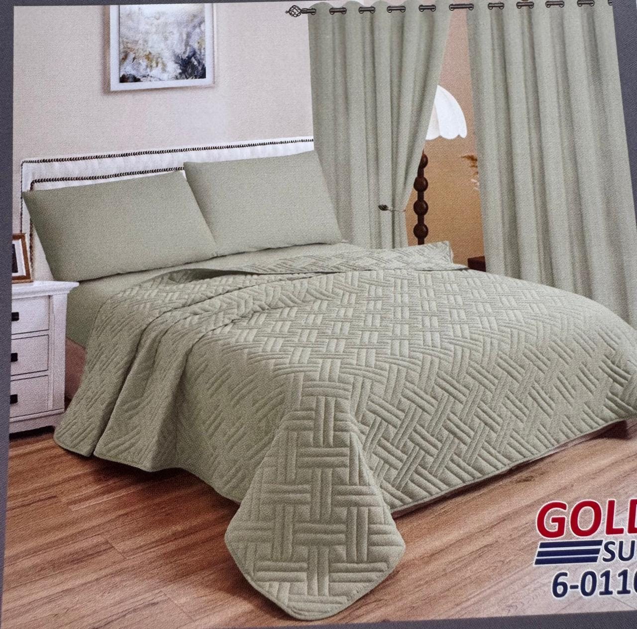 Set de 7 Piezas de Verano Lisas
marca Goldsun 
tamaño Queen - Imagen 7