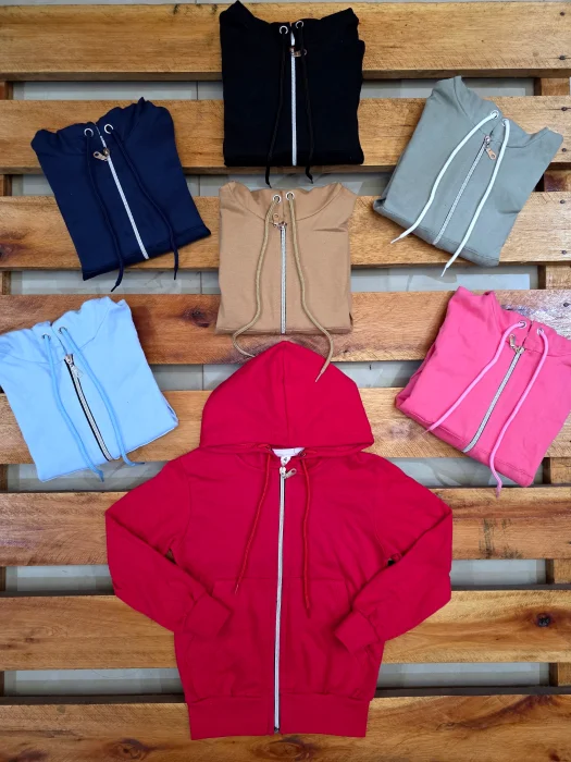 Campera Lisas Unisex de  Rústico Peinado