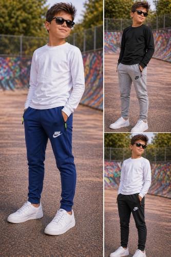 Pantalón Deportivo Lycra Frizada Niños - Miniatura 4