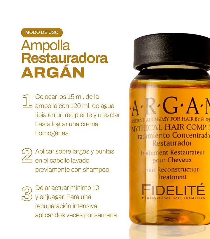 2 Ampollas Argán de Fidelite para Nutrición y Reparación Intensiva - Imagen 5