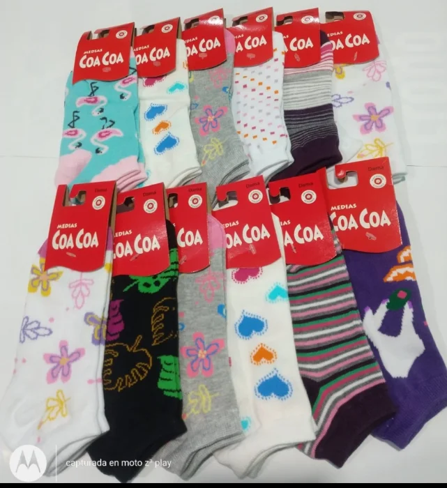 Soquetes Mujer Estampado Coacoa