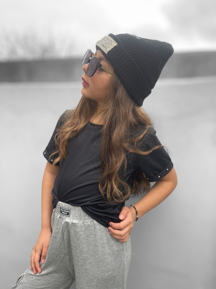 Remera de Nena Básica con Strass - Imagen 2