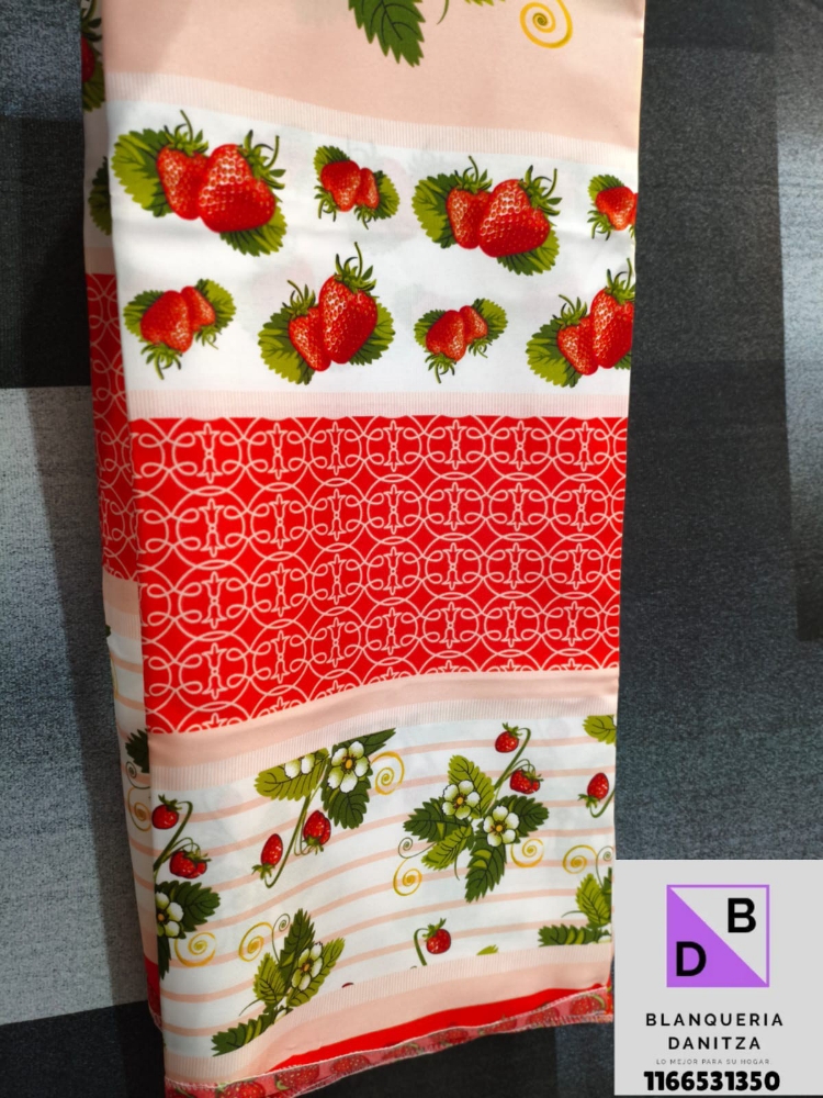 Manteles Estampados y Frutal Tela Tropical Rectangular 2,20 Mts - Imagen 7