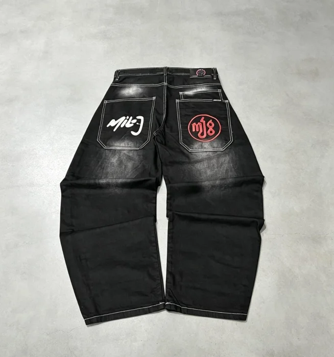 Pantalon Bagui Jean Bordado
