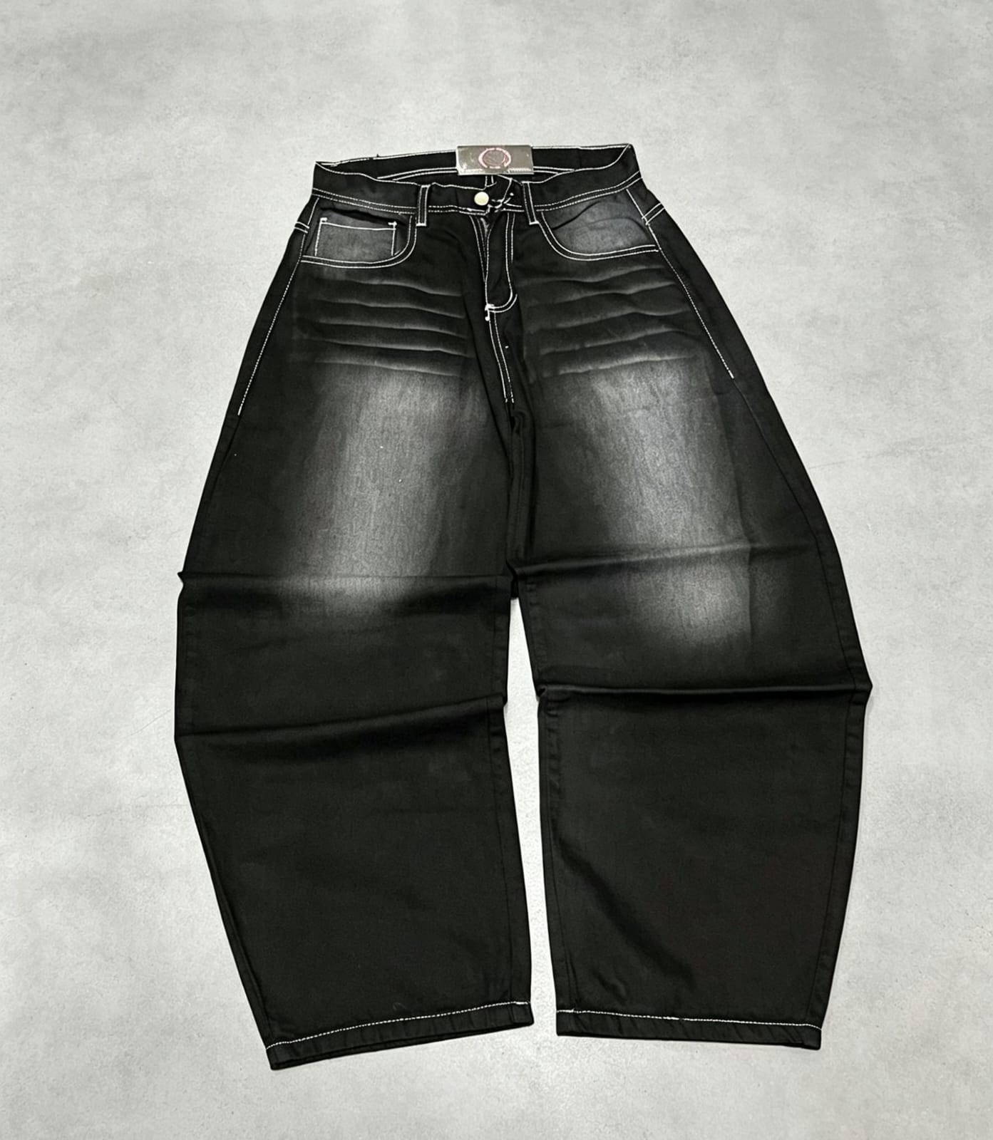 Pantalon Bagui Jean Bordado - Imagen 4