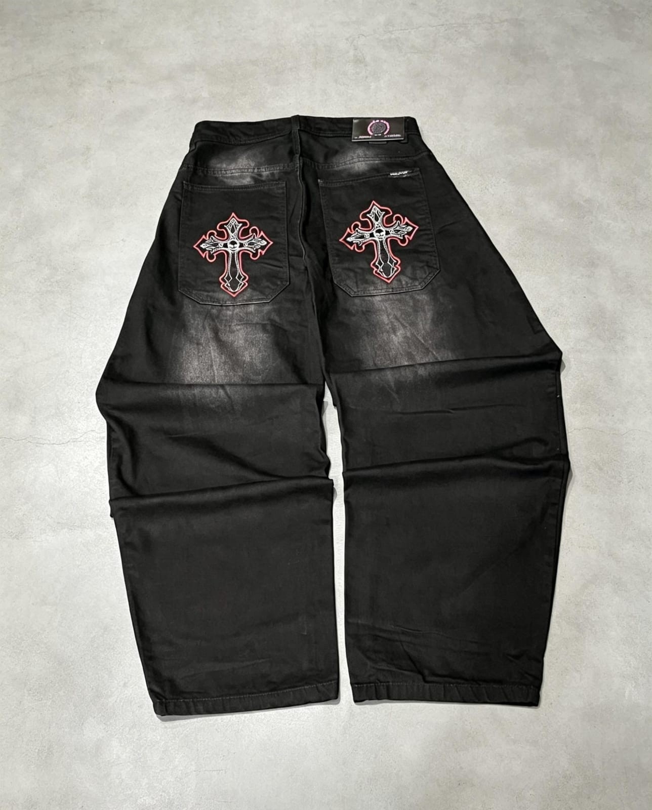 Pantalon Bagui Jean Bordado - Imagen 5