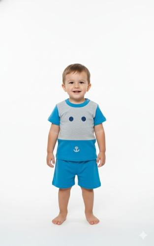 Remera y Short Bebé