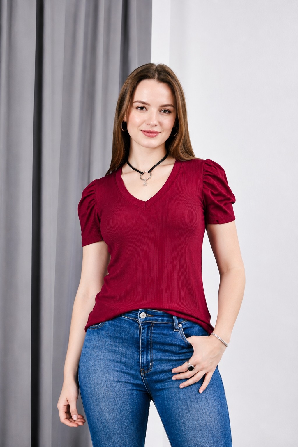 Remera Princesa Escote V - Imagen 3