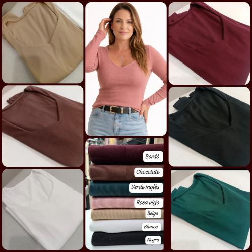 Camiseta Espejo- Talles Reales. (escote Corazón) - Morley Soft - Miniatura 2