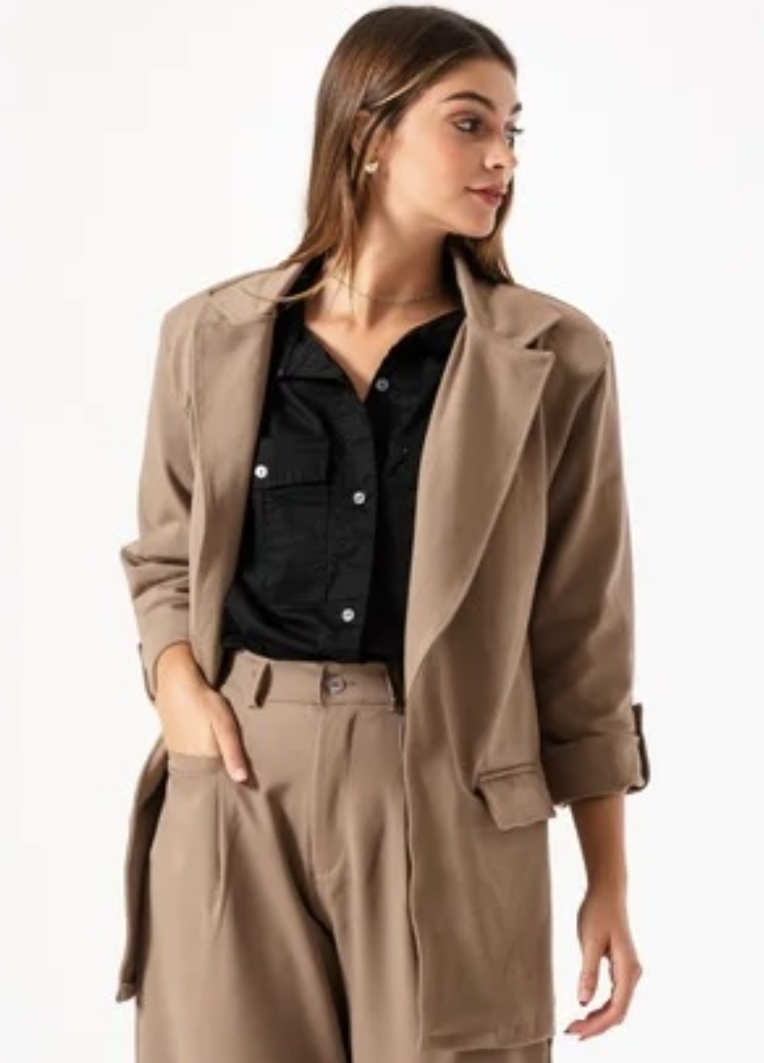 Blazer  Oversize Punto Roma - Imagen 2