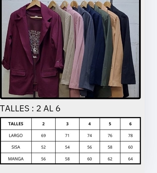 Blazer  Oversize Punto Roma - Imagen 3