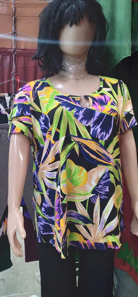 Remera de Lino Spandex Talles Especiales - Imagen 4