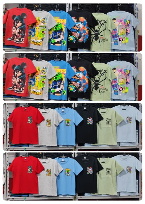 Remeras Oversize Niño