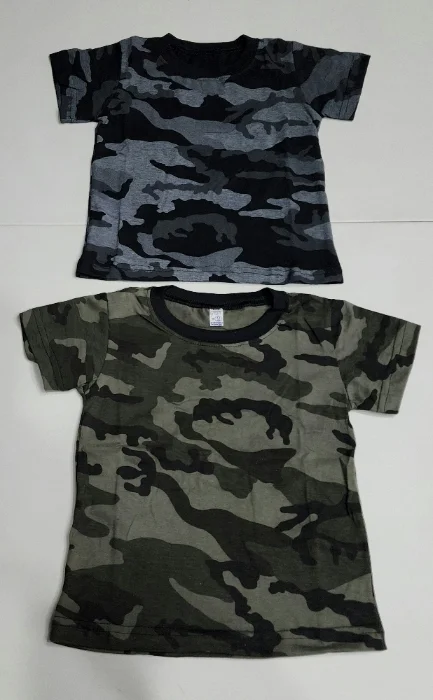 Remera Algodón/peinado Camuflado Nene