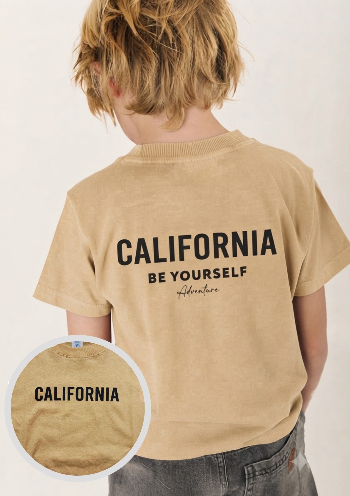 Remera Doble Estampan Niño - Imagen 2