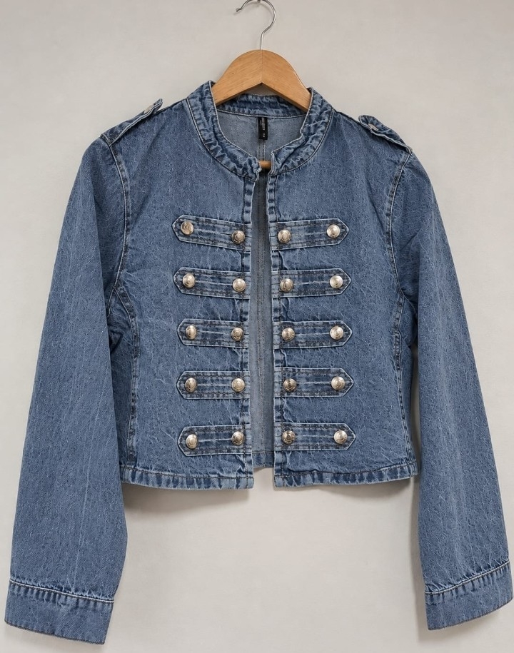 Campera Chamarra Napoleón Jean Dama - Imagen 4