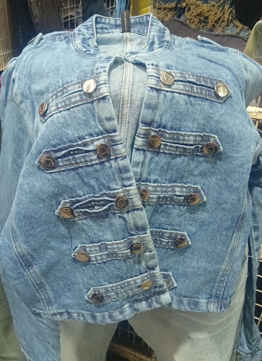 Campera Chamarra Napoleón Jean Dama - Imagen 8