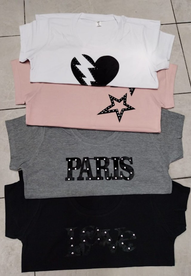 Remeras con Aplique del  1 al 5 - Imagen 2