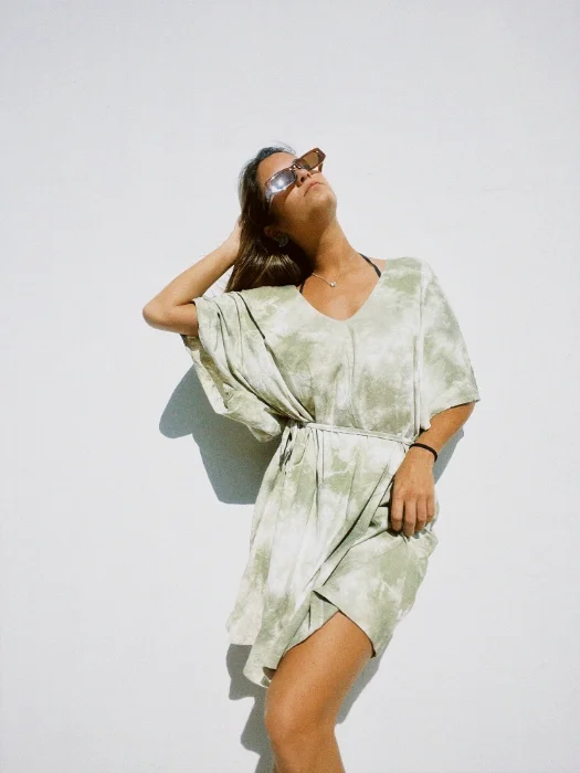 Vestido Batik con Lazo