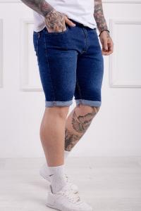Bermuda Jean Azul Elastizada