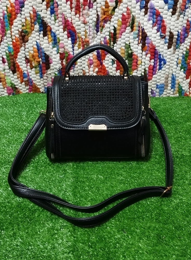 Carterita Morral con Stras de Cuero (pu)
excelente Calidad. - Imagen 3