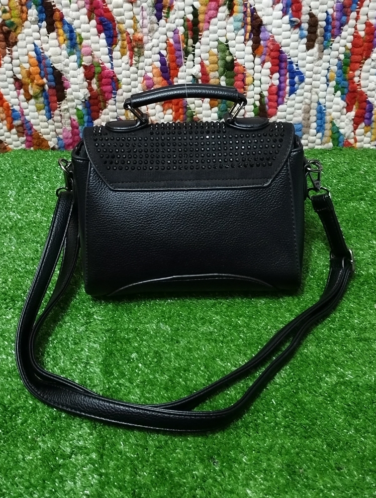 Carterita Morral con Stras de Cuero (pu)
excelente Calidad. - Imagen 5