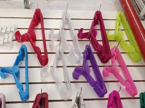 Perchas Acrílicas Color Fucsia