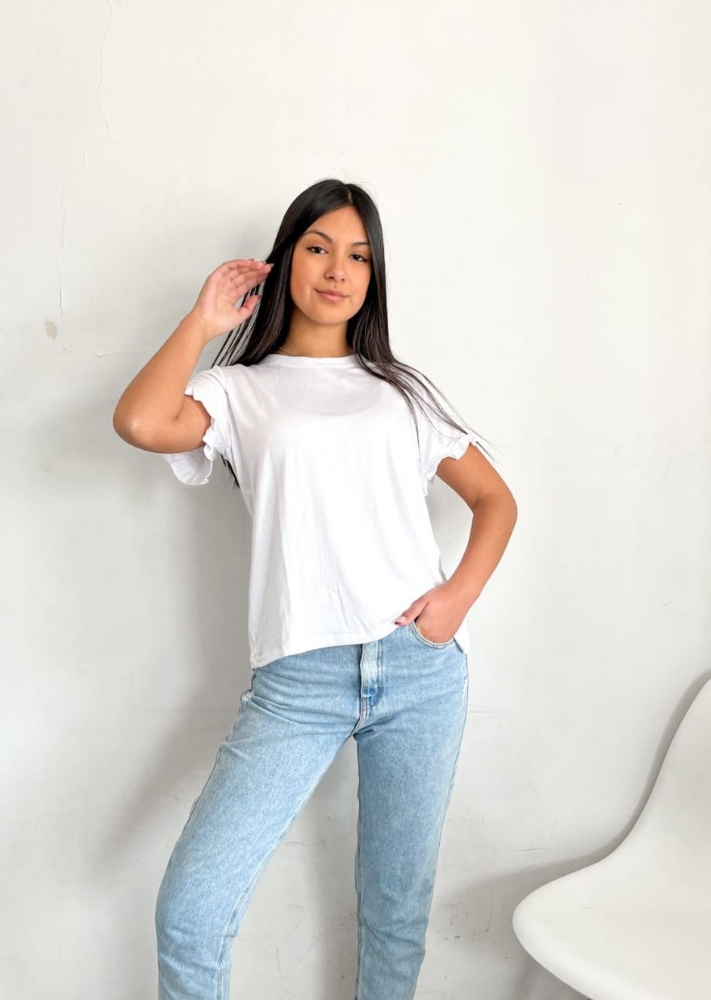 Remera con Volados de Modal Viscosa - Imagen 4