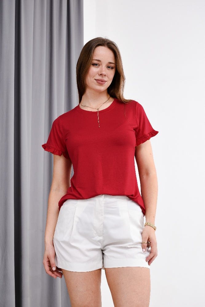 Remera con Volados de Modal Viscosa - Imagen 2