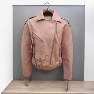 Campera de Cuero con Cinto  Oversize