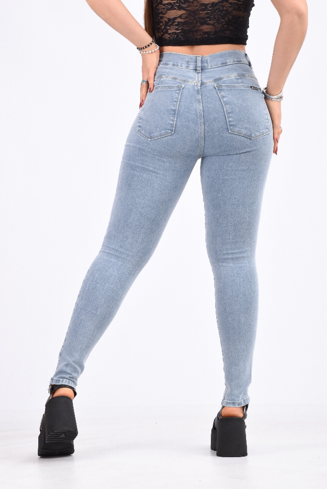 Jeans Nebado Rotura Tiene Bolcillos Adelante - Imagen 2