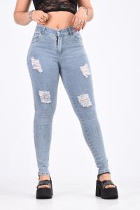 Jeans Nebado Rotura Tiene Bolcillos Adelante - Miniatura 3