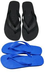 Ojotas Comun Hombre Surff Sólo Negro