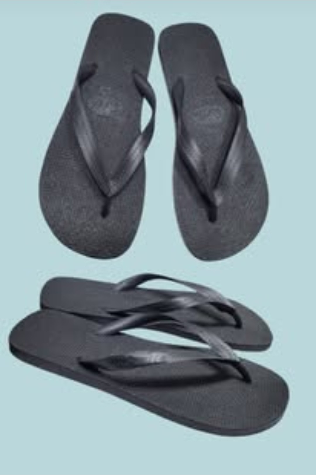 Ojotas Comun Hombre Surff Sólo Negro - Imagen 3