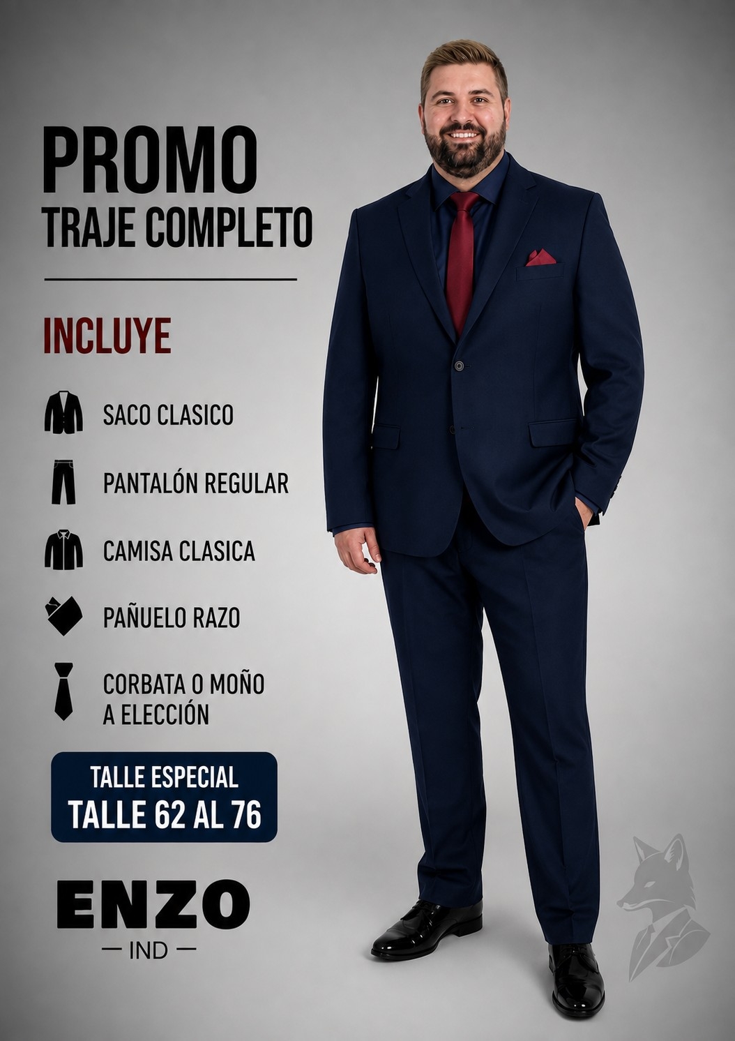 Talle Especial Promo Trajes - Imagen 7
