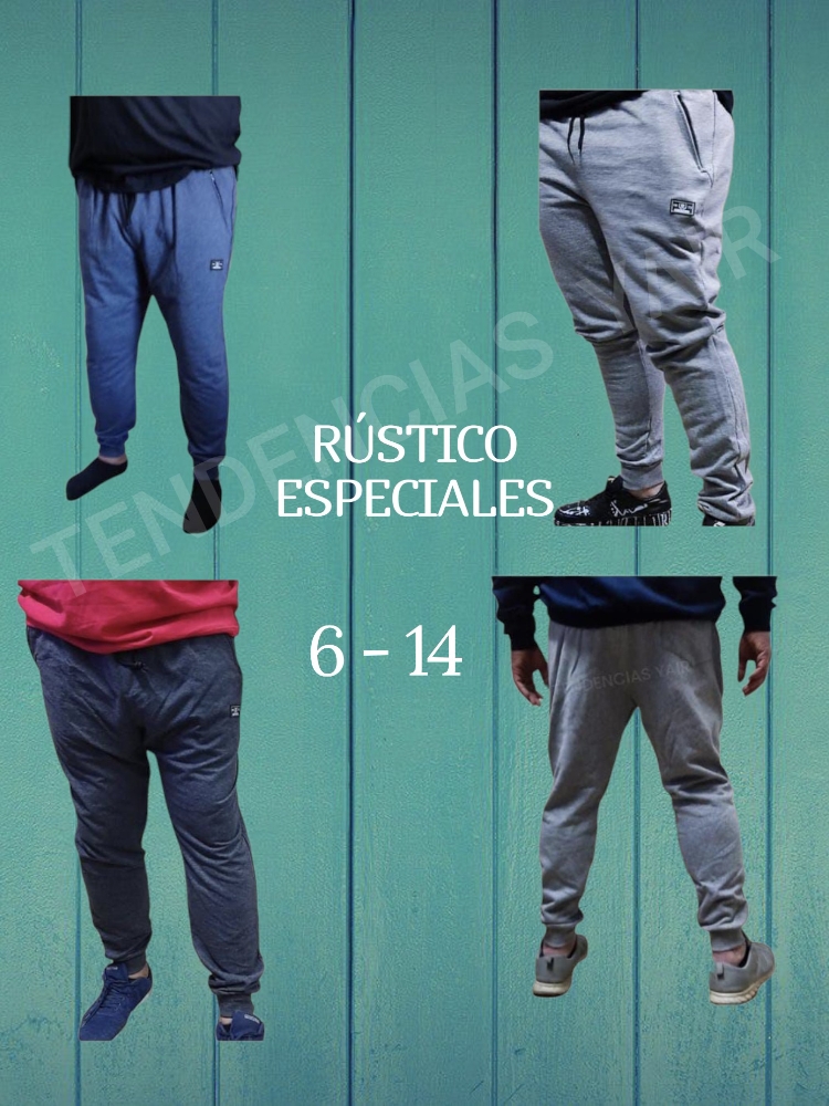 Rústico Babucha C/puño Talles Especiales - Imagen 2