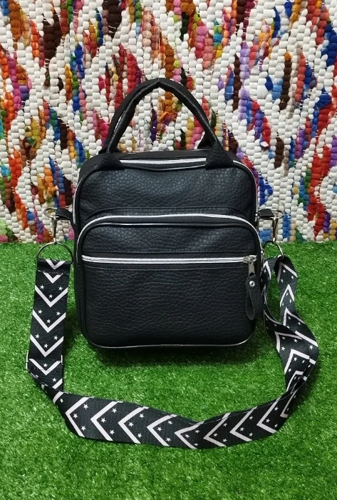 Bolso Morral de Cuero Ecológico Excelente Calidad