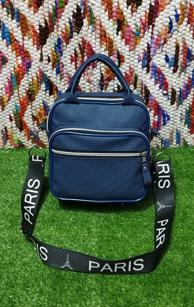 Bolso Morral de Cuero Ecológico Excelente Calidad - Imagen 2