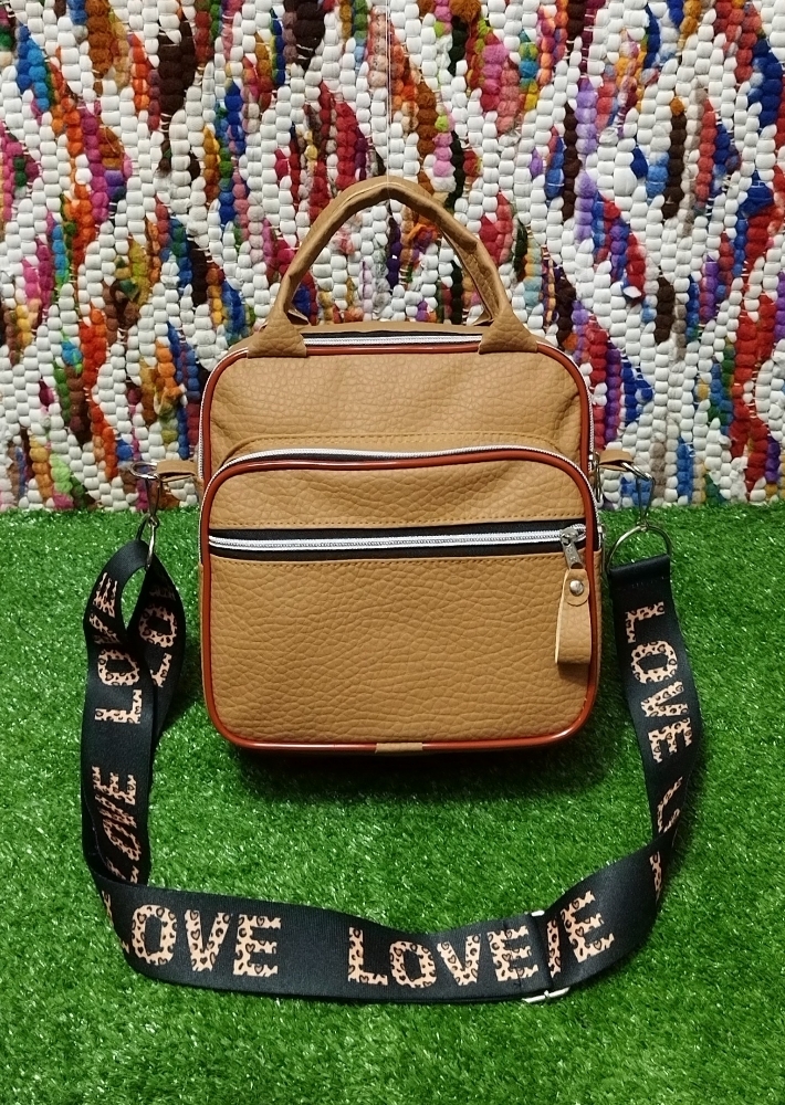 Bolso Morral de Cuero Ecológico Excelente Calidad - Imagen 3