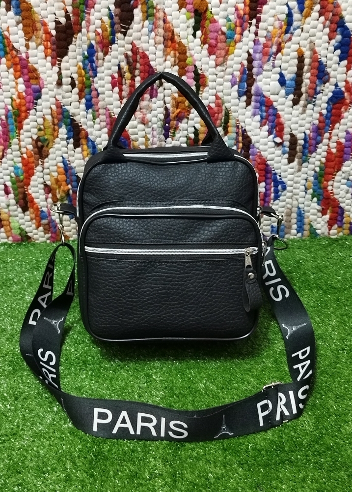 Bolso Morral de Cuero Ecológico Excelente Calidad - Imagen 4