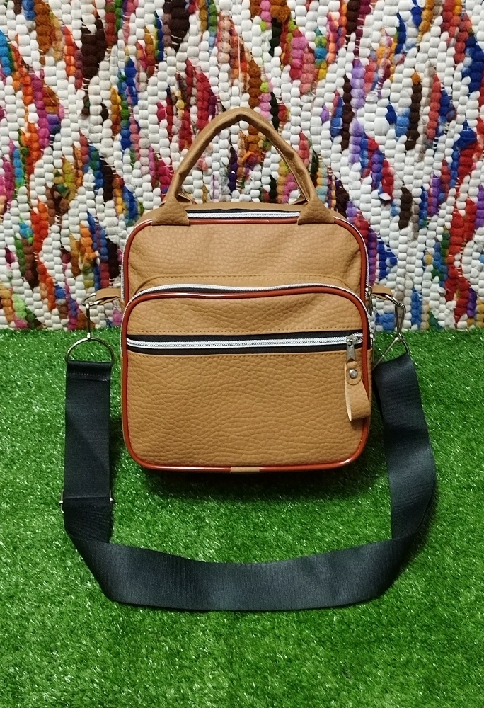 Bolso Morral de Cuero Ecológico Excelente Calidad - Imagen 6