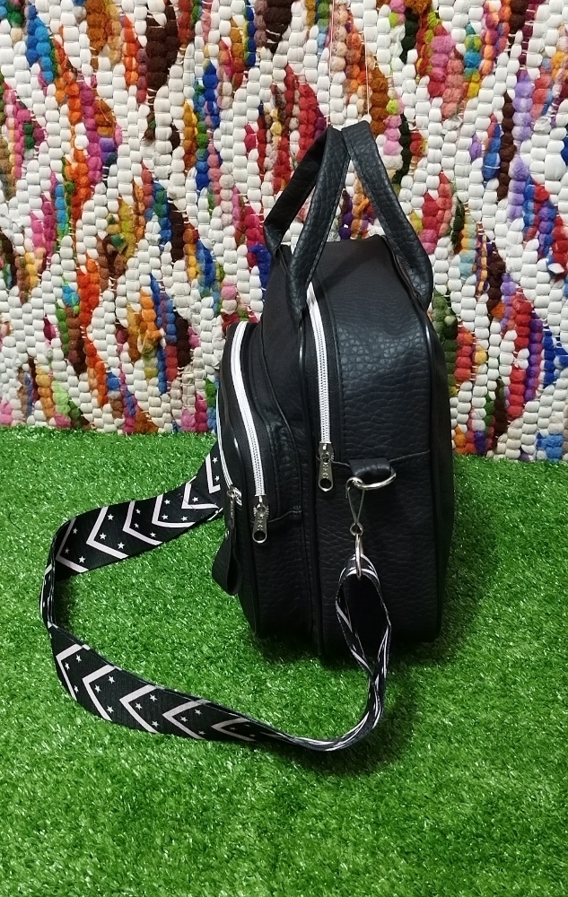 Bolso Morral de Cuero Ecológico Excelente Calidad - Imagen 7