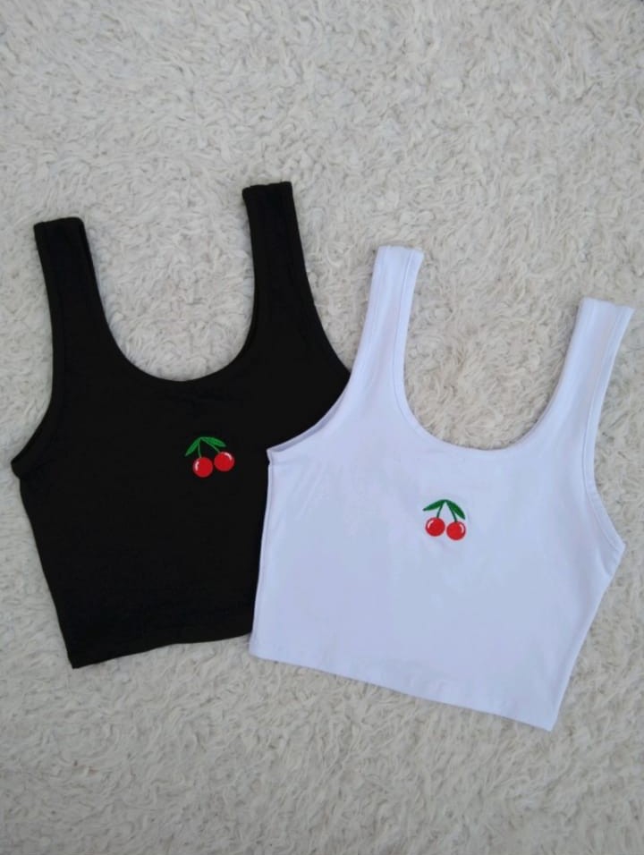 " Musculosa  Baby Tee " Algodon con Lycra - Imagen 2