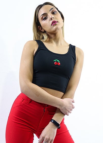 " Musculosa  Baby Tee " Algodon con Lycra - Imagen 6